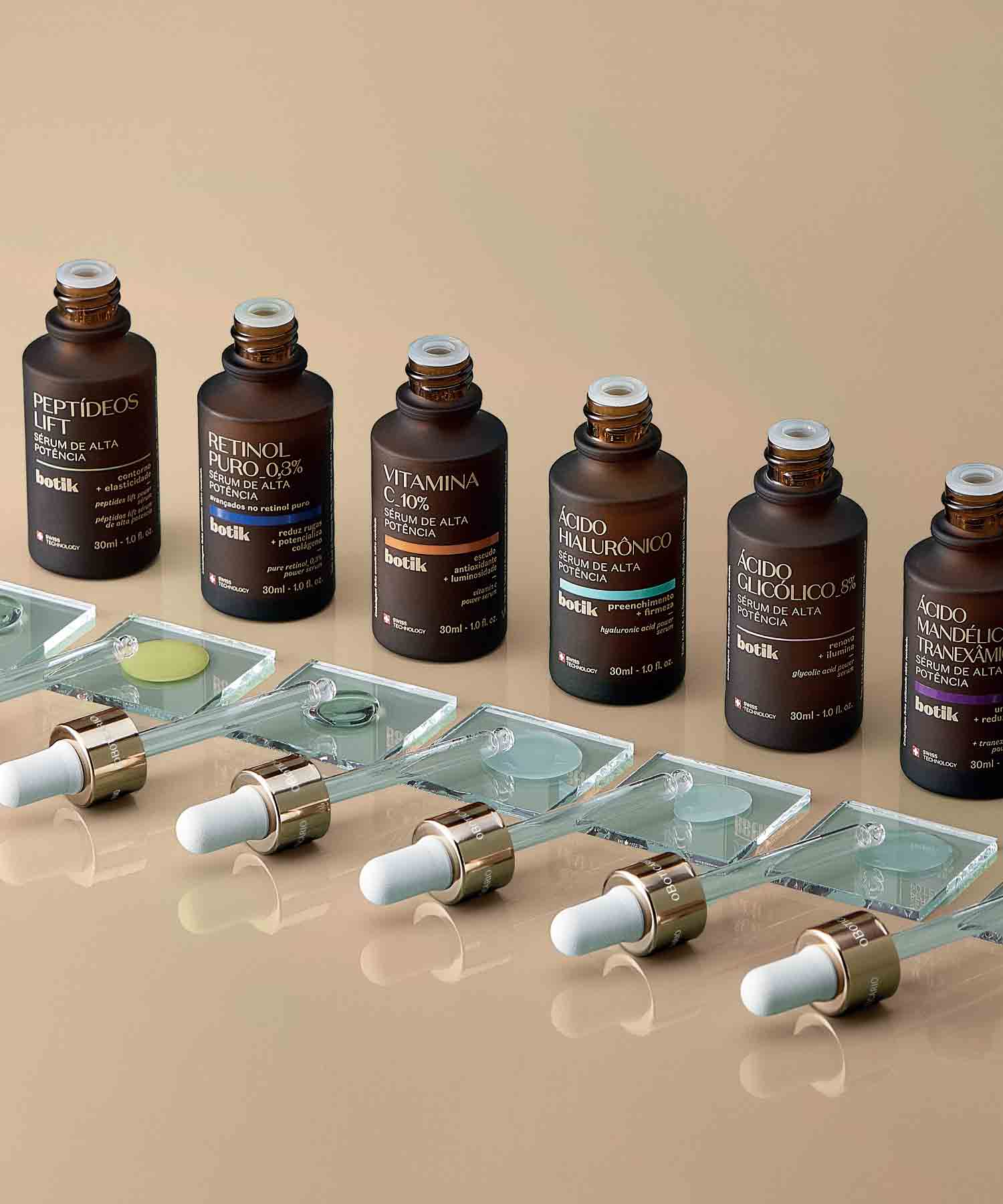 Paso 3: Recordarle a tu piel lo que la hace brillarA todos nos gusta que nos consientan de forma especial, incluso a tu piel. ¿Cómo le devuelves el brillo y la dicha? con su suero soñado. Cada suero es un pequeño elixir con los activos más poderosos y efectivos de Botik. lo único que tienes que hacer es masajear un par de gotas y dejar que se absorban. Descubre el serum que más le conviene a tu piel aquí.